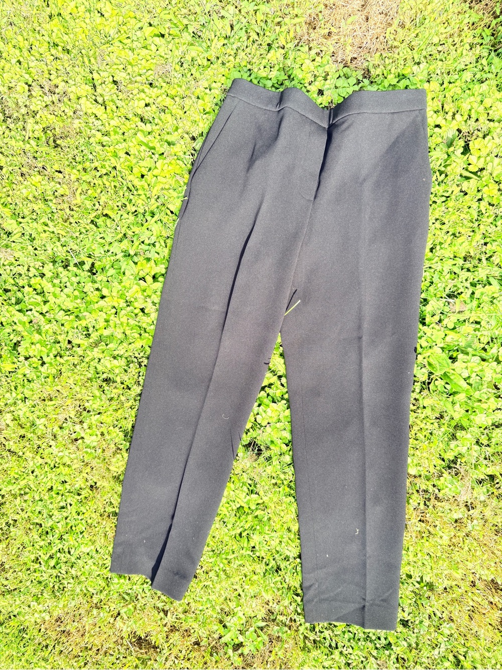 Theory Men's Black Dress Pants - Tailored Crease Trousers